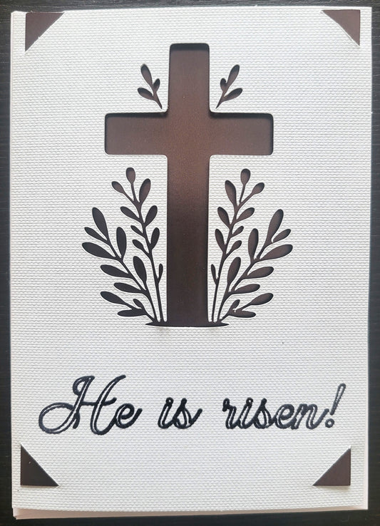 Carte de souhaits fait à la main - Pâques